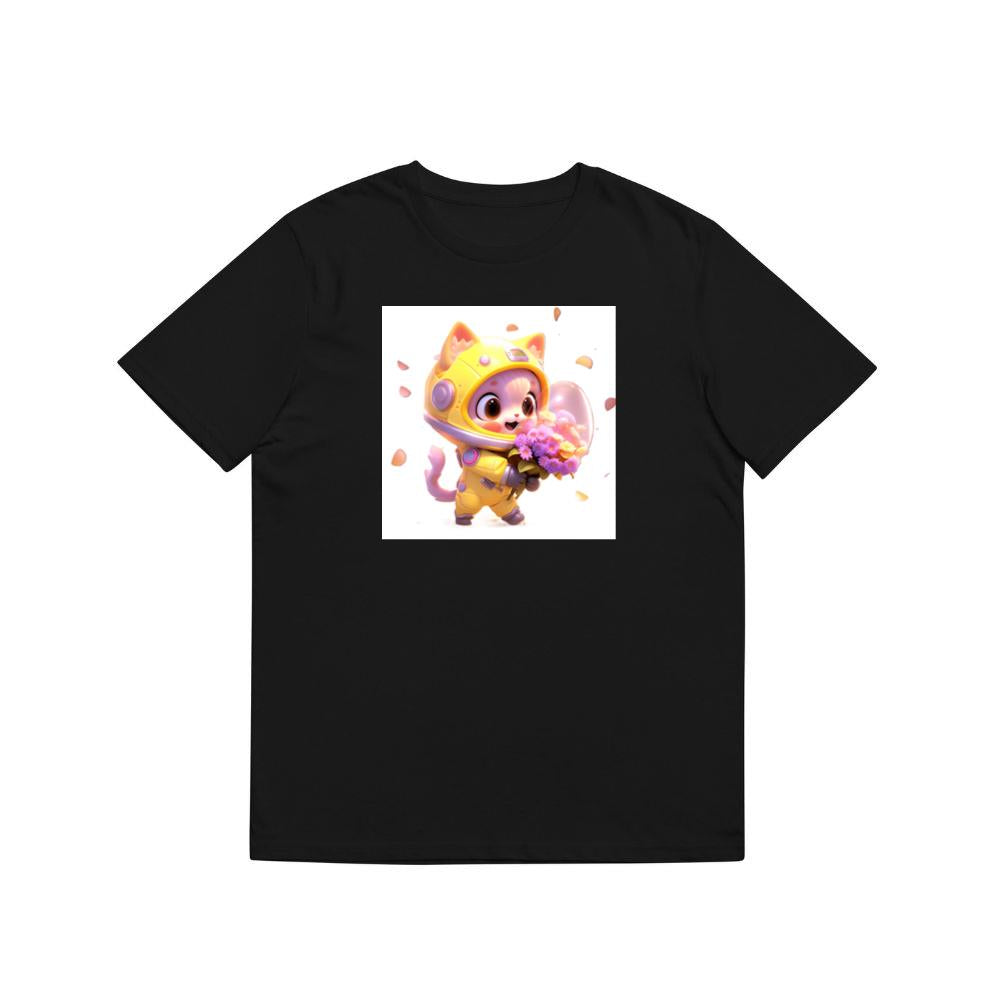 3D Kitty in Space T-Shirts