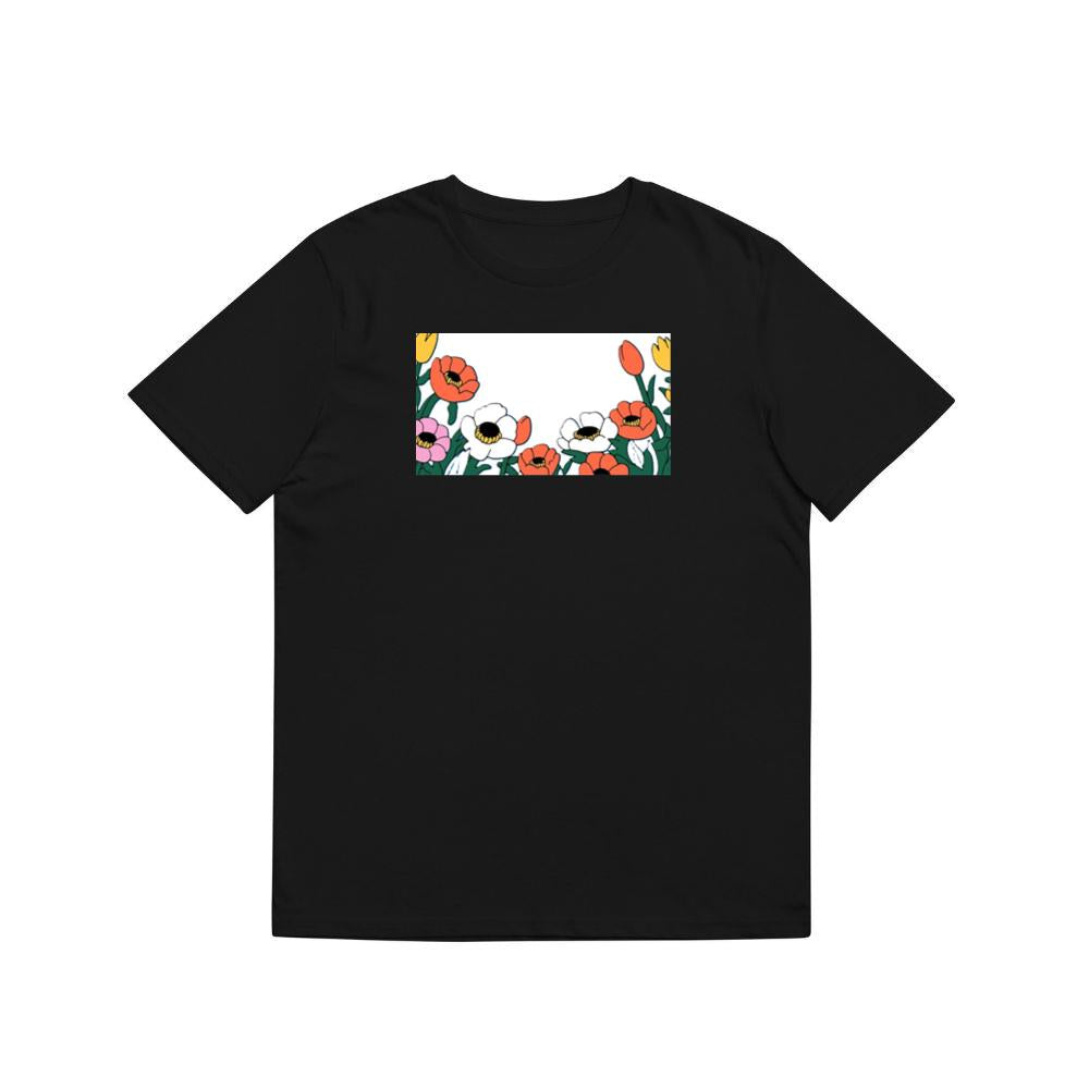 A Playful Floral Border Design T-Shirts