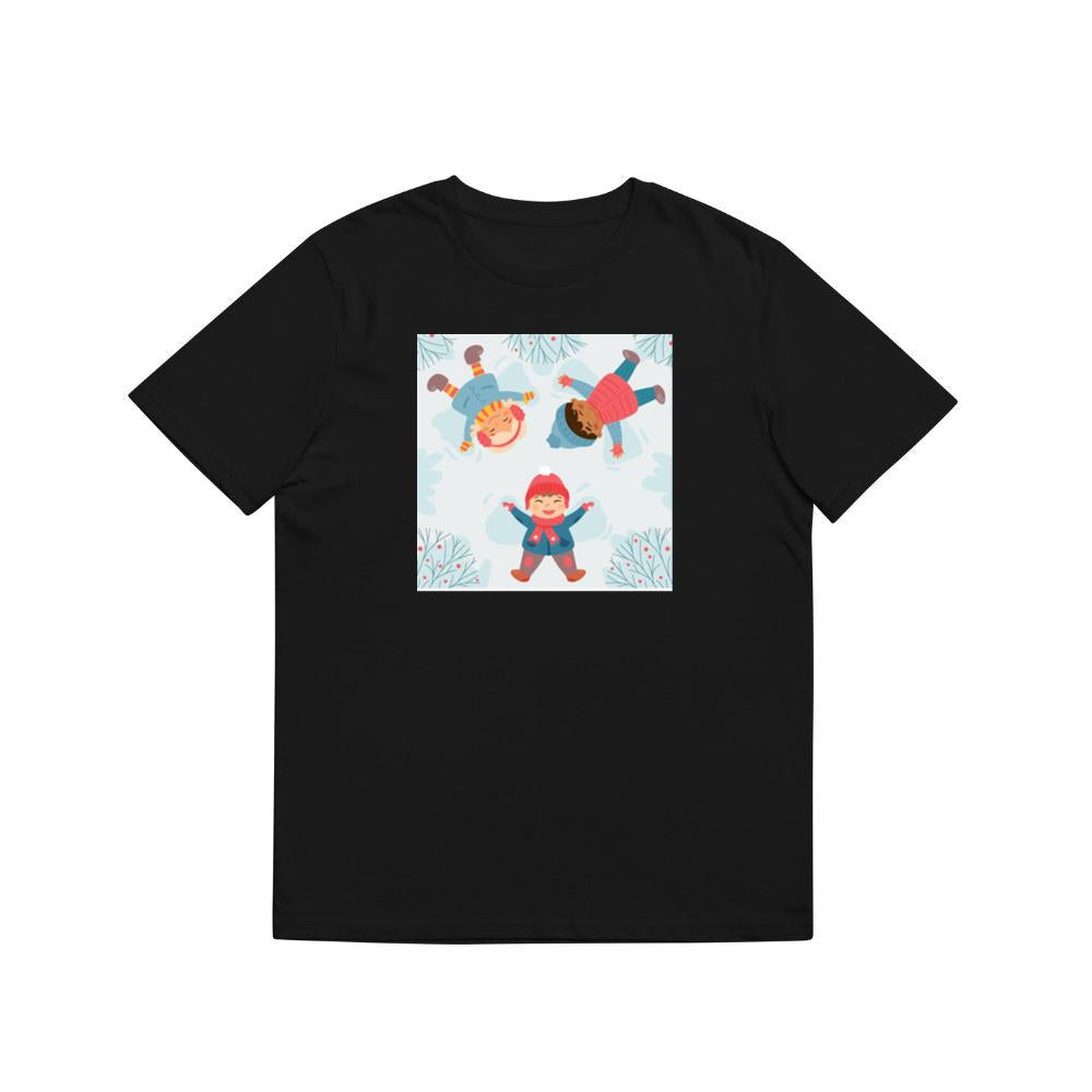 Children Create Delightful Shapes in the Winter Snow T-Shirts
