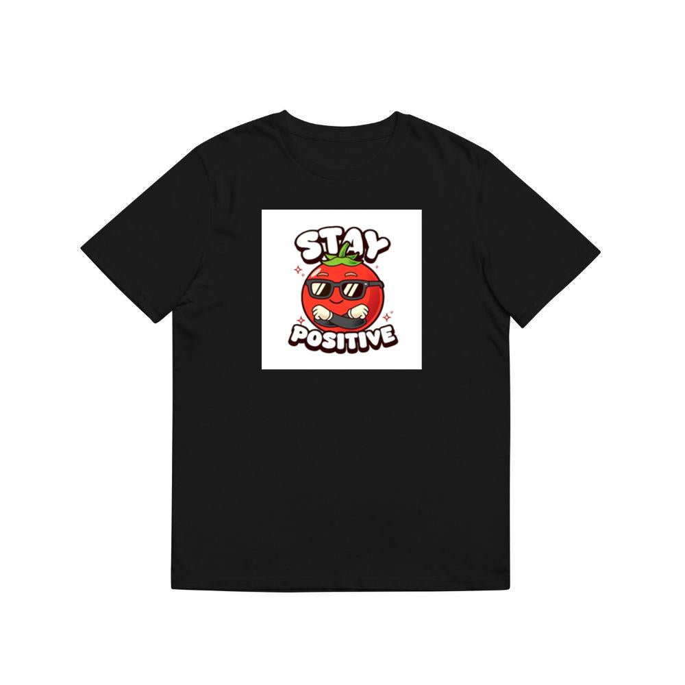 Cool Tomato Says Stay Positive T-Shirts