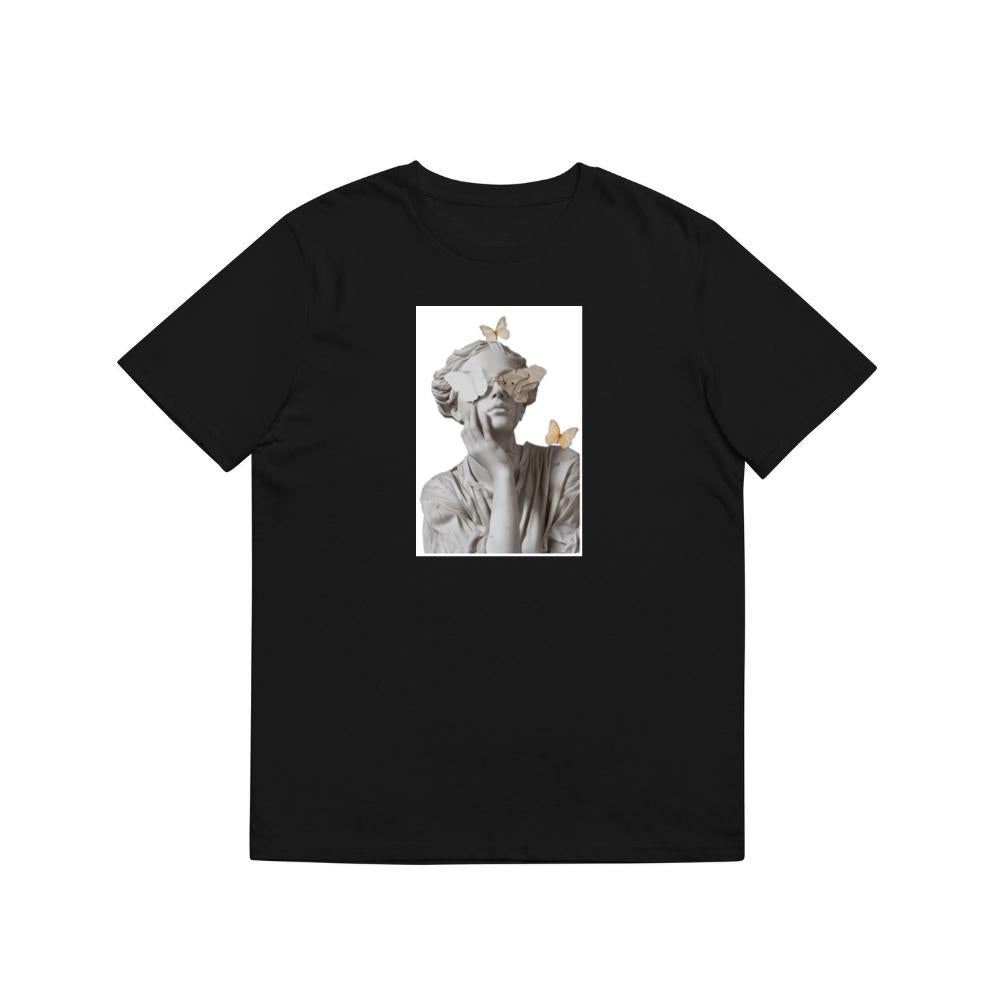 Surreal Classical Sculpture with Butterfly Eyes T-Shirts