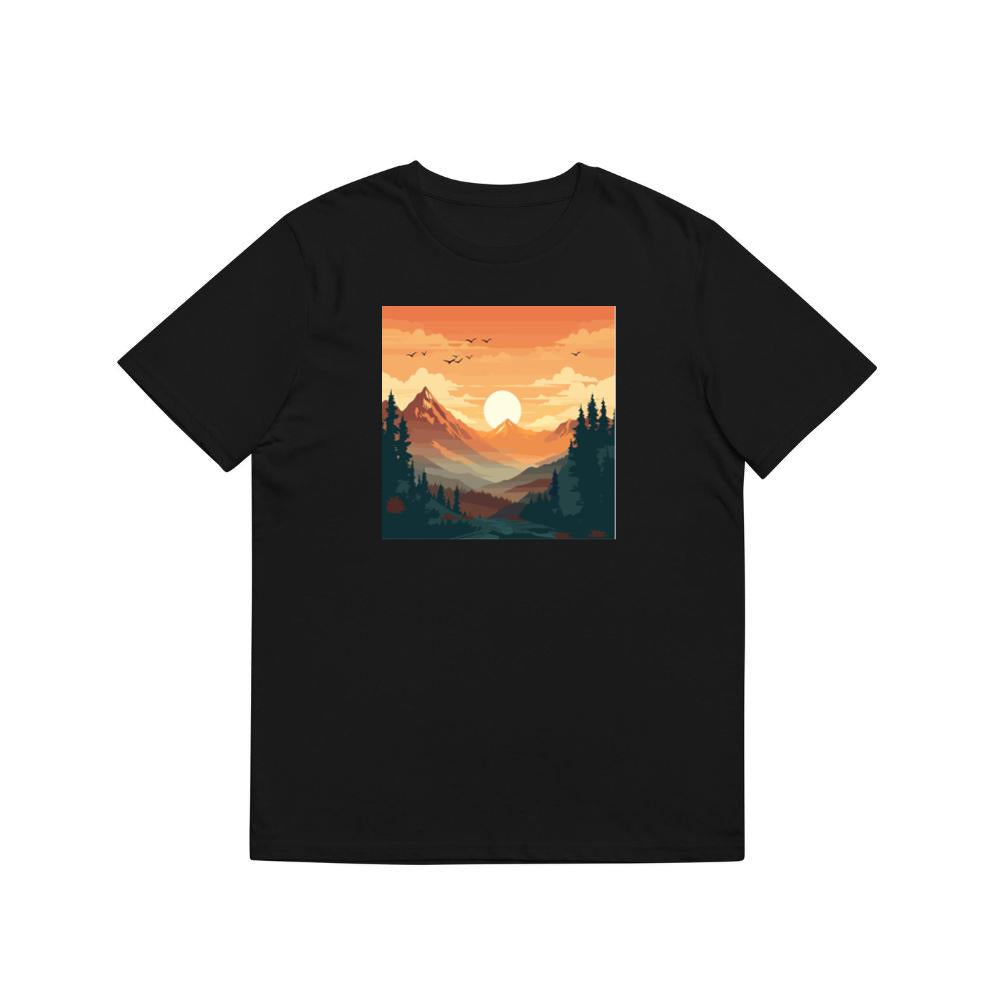 The Amber Ascent of the Alpine Aura T-Shirts