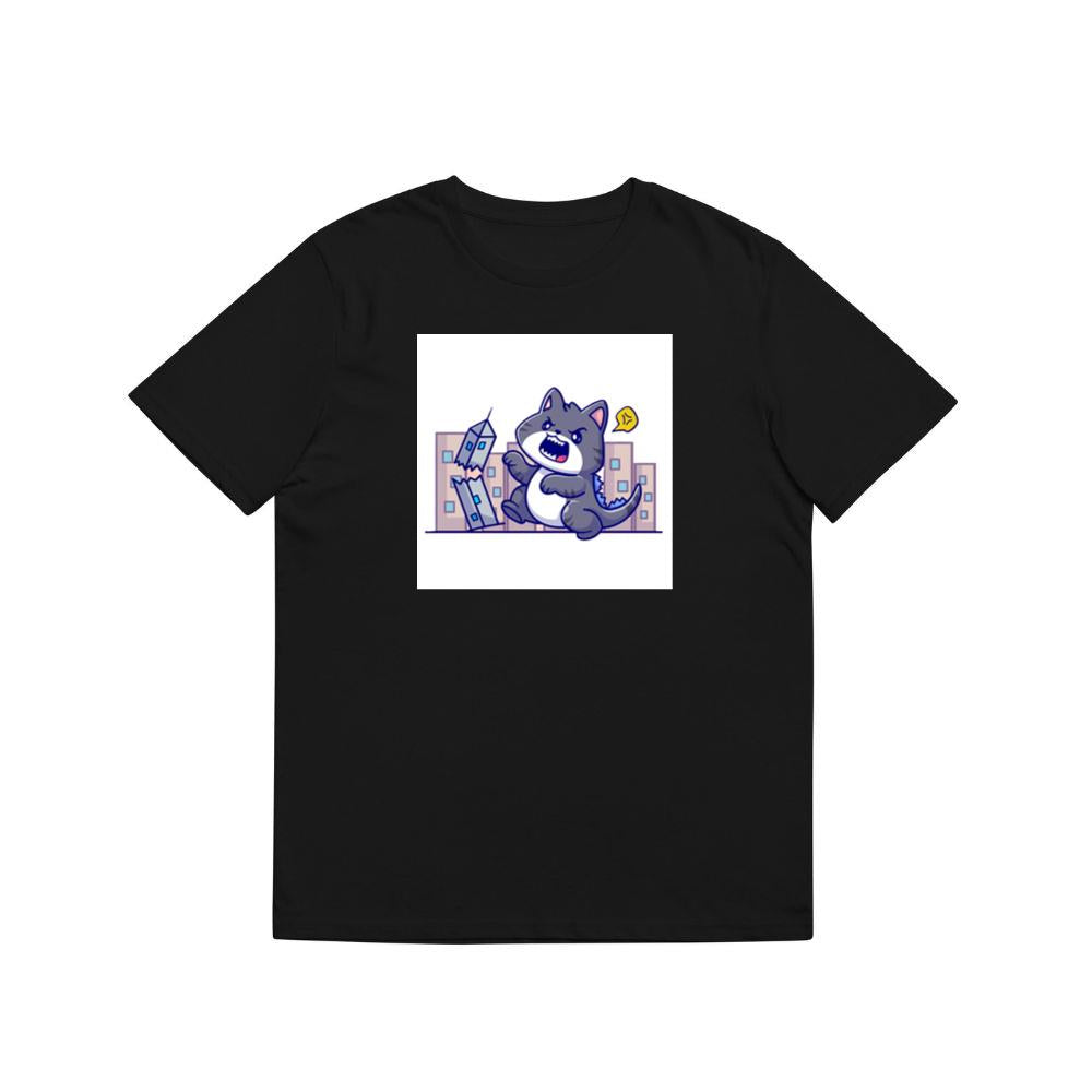The Feline Fury of the Falling Facades T-Shirts