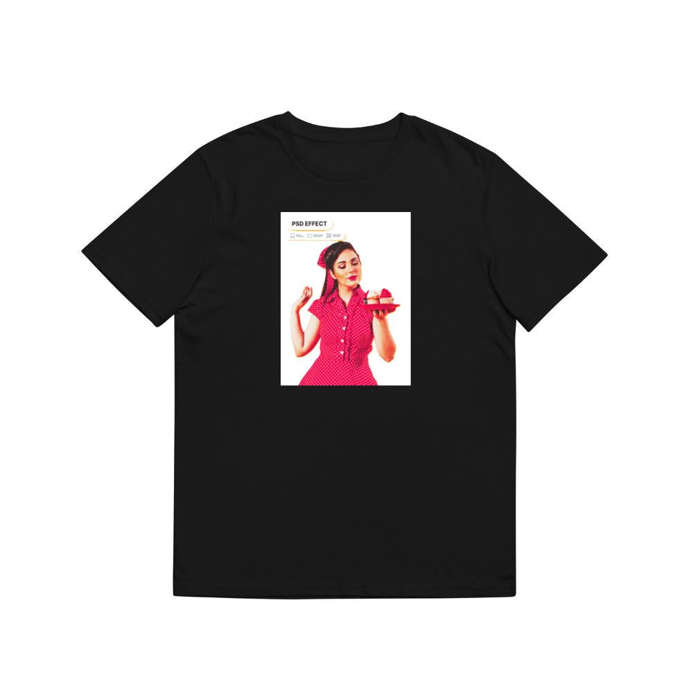 Woman Holding Cupcakes Art T-Shirts