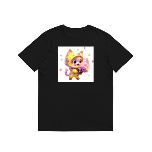 3D Kitty in Space T-Shirts