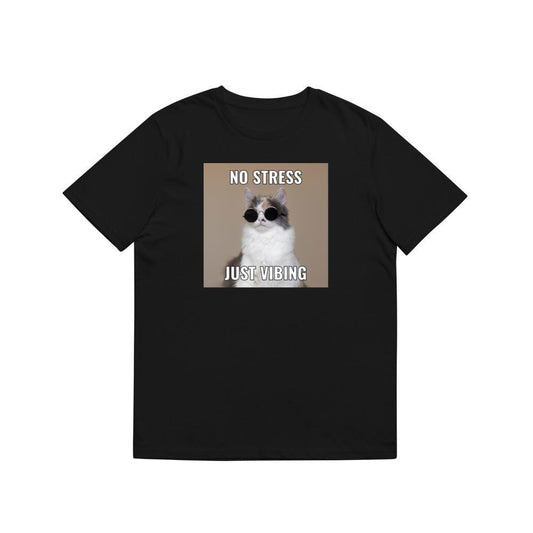 Cat's Stress-Free Vibe T-Shirts