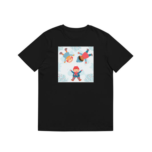 Children Create Delightful Shapes in the Winter Snow T-Shirts