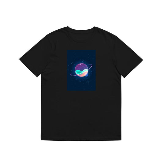 Chromatic Gradient Sphere with Orbital Luminescence T-Shirts