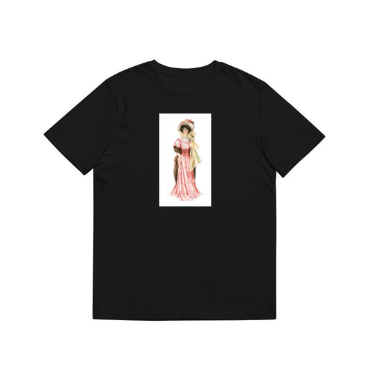 Edwardian Era Woman in Pink Gown T-Shirts