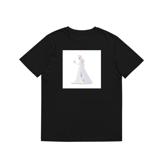 Elsa and the Delicate Dance of Frost and Fantasy T-Shirts