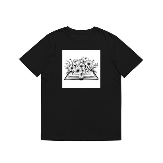 Emphasizes the book as a repository of knowledge and stories T-Shirts