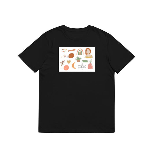 Rainbow, Woman, and Plant Set T-Shirts