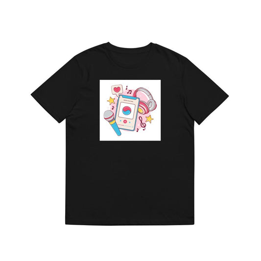Smartphone Music with Headphones and Microphone T-Shirts