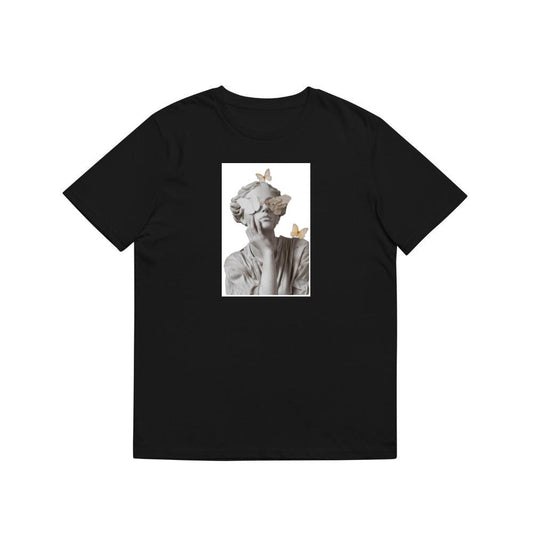 Surreal Classical Sculpture with Butterfly Eyes T-Shirts