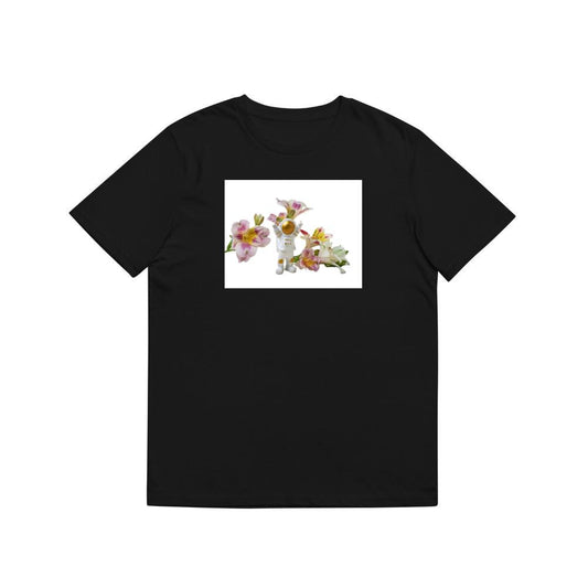 The Astronaut's Floral Encounter T-Shirts