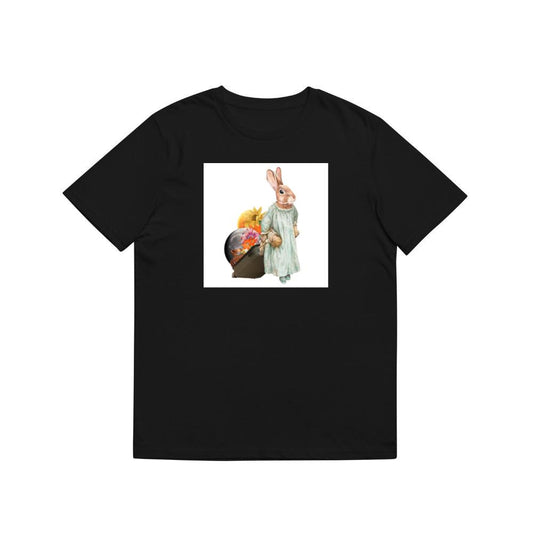 The Rabbit's Moonlit Journey T-Shirts