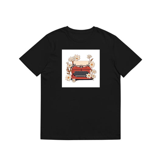 Typewriter Surrounded by Flowers T-Shirts
