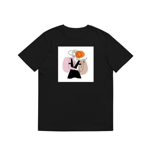 Woman in Dress and Hat T-Shirts