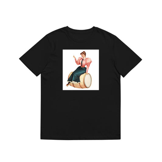 Woman on a Barrel T-Shirts